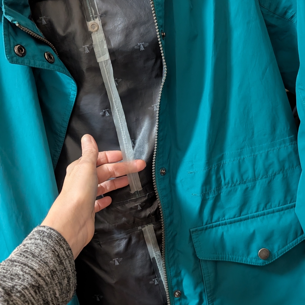 Teal Hooded Jacket